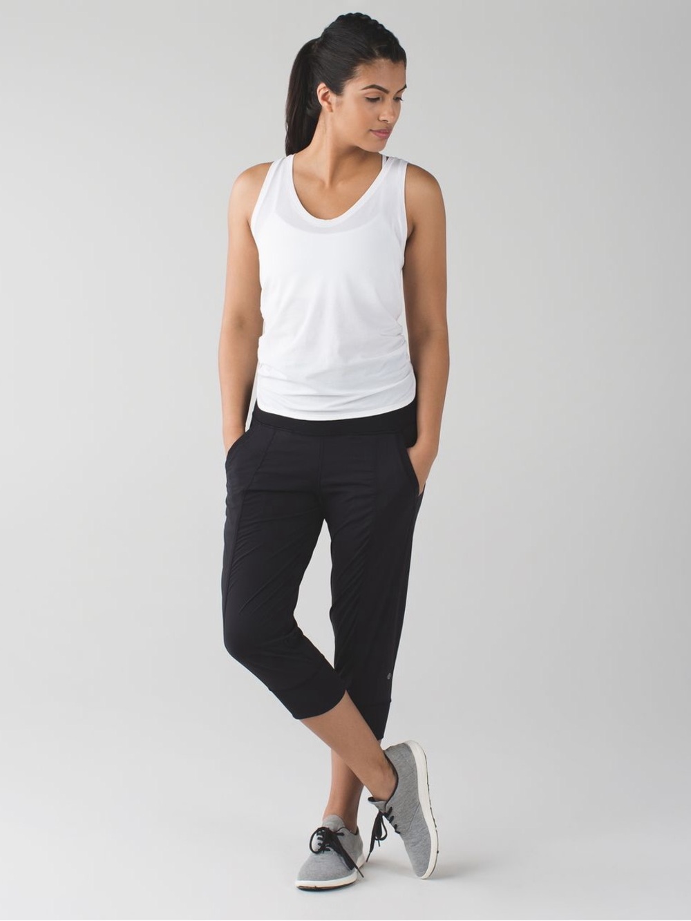 Lululemon In Flux Crop High Adjustable Waist Dance Studio Joggers Activewear Gym